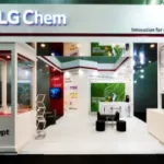 LG Chem custom built exhibition stand
